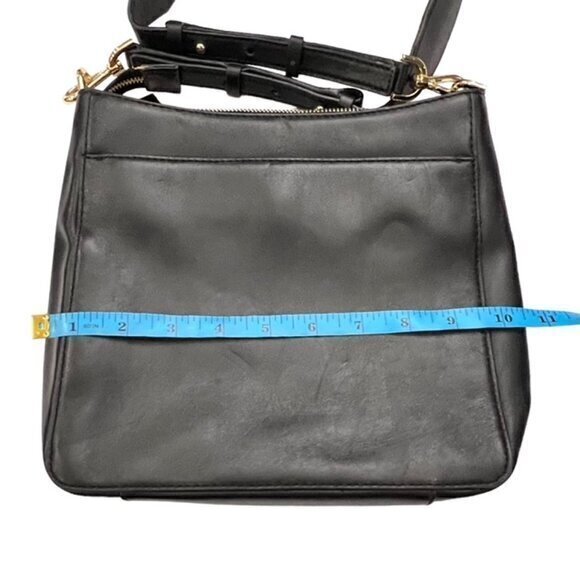 🎉SALE🎉 MICHAEL KORS Gloria Soft‎ Leather Black Crossbody Wide Strap Designer - Picture 8 of 11